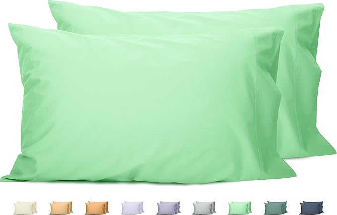 100% Cotton Pillowcase Set - King - 20 x 40 in - 2 Piece