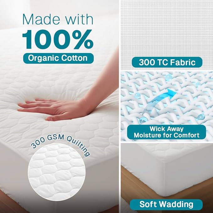 Mattress Protector - Full - 17 in Deep Pocket