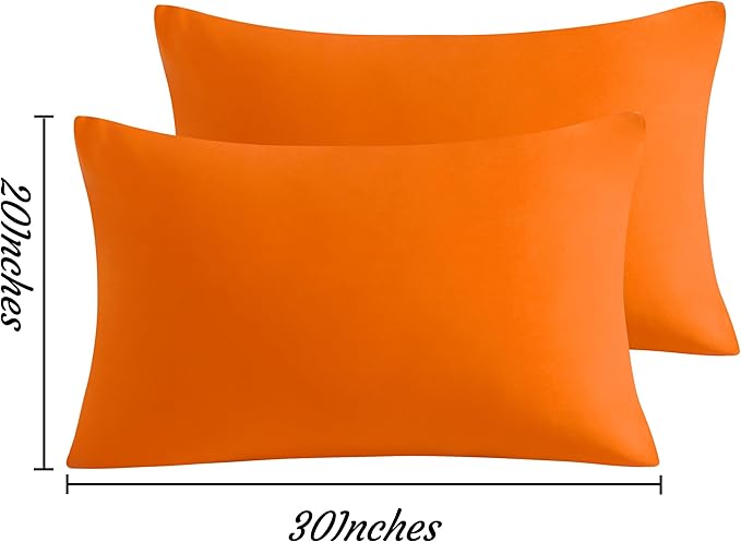 Microfiber Pillowcase Set - Queen - 20 x 30 in - 2 Pack