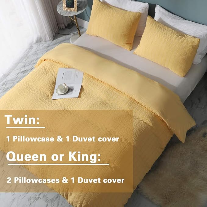 Microfiber Duvet Cover Set - King - 104 x 90 in - 3 Piece
