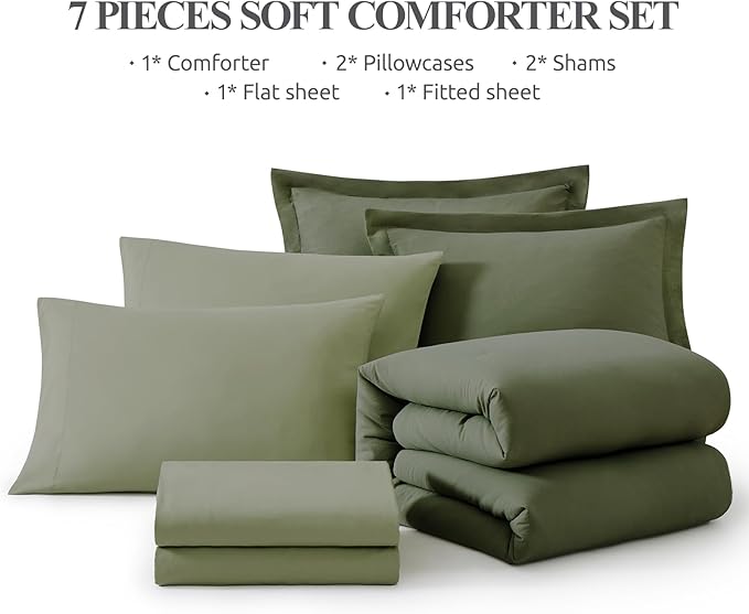 Comforter Set - Queen - 7 Piece