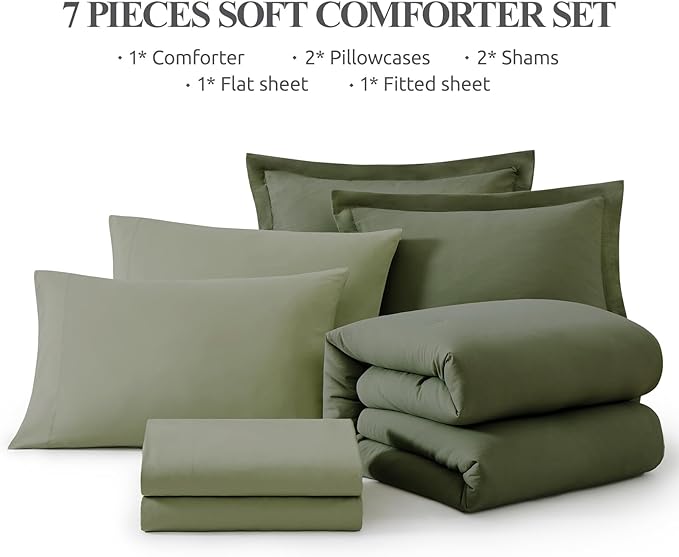 Comforter Set - Queen - 7 Piece