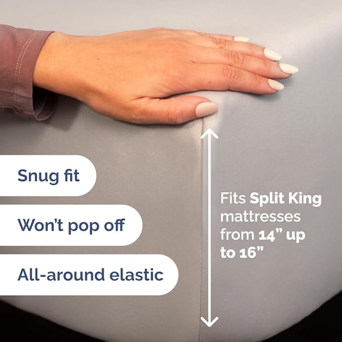 Bed Sheet Set - Split King - 4 Piece