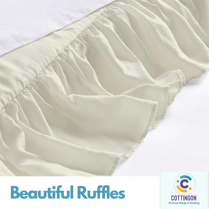 Microfiber Bed Skirt - Full - 22 in Drop