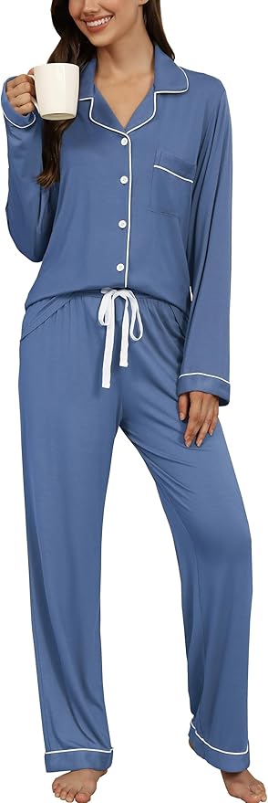 Women's Pajama Set - Long Sleeve - 2 Piece