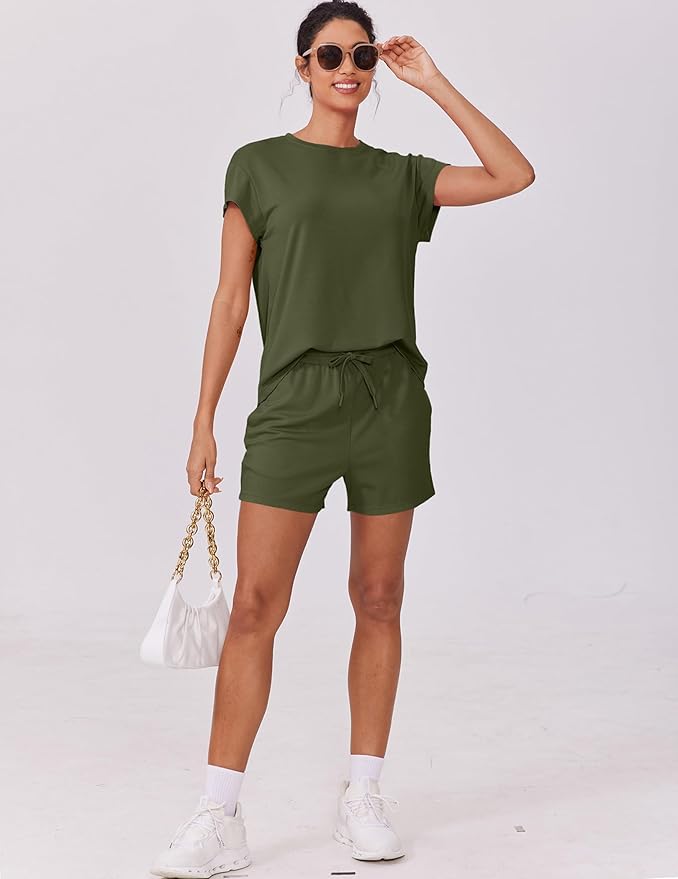 Women's Loungewear Set - Shorts - 2 Piece