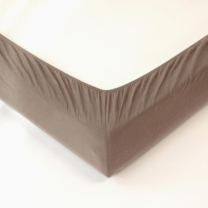 Linen Bed Sheet Set - Full - 3 Piece