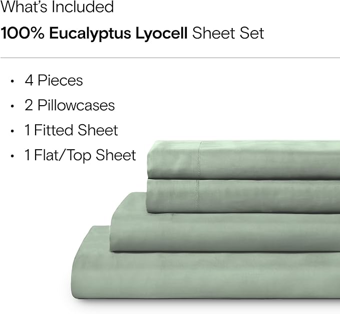 Cooling Bed Sheet Set - King - 4 Piece