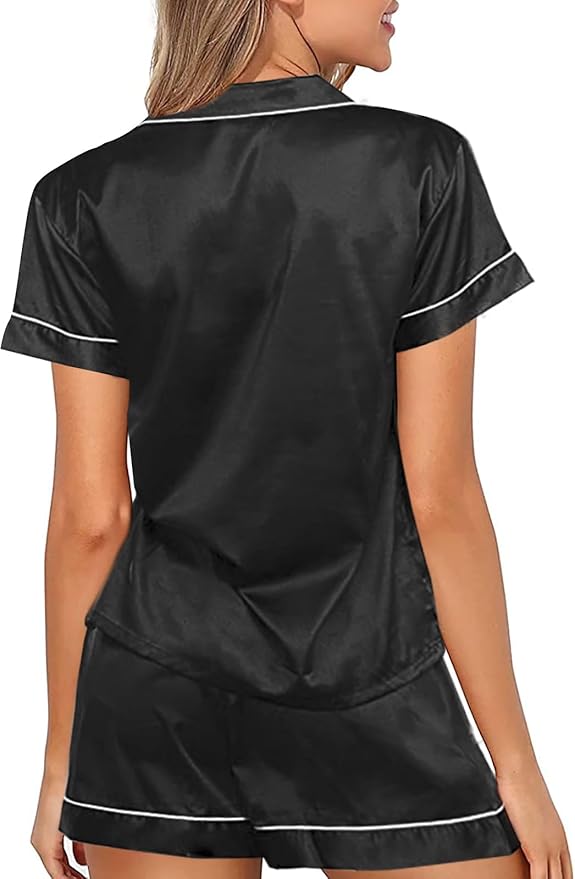Satin Pajama Set - 2 Piece