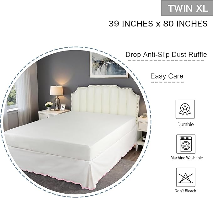 Bed Skirt - Twin XL - 14 in Drop