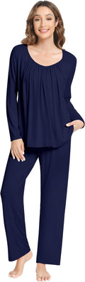 Women's Bamboo Pants Pajama Set - Long Sleeve - 2 Piece