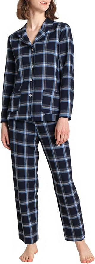 Women's Flannel Pajama Set - 2 Piece