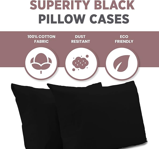 Linen Pillowcase Set - Queen - 2 Pack - 2 Piece