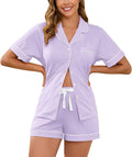 Women's Pajama Set - Short Sleeve - 2 Piece