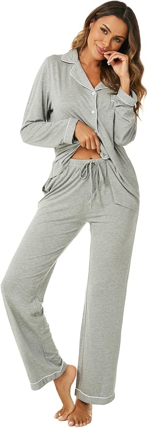 Women's Pajama Set - Long Sleeve - 2 Piece