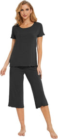 Bamboo Capri Pajama Set - Short Sleeve - 2 Piece