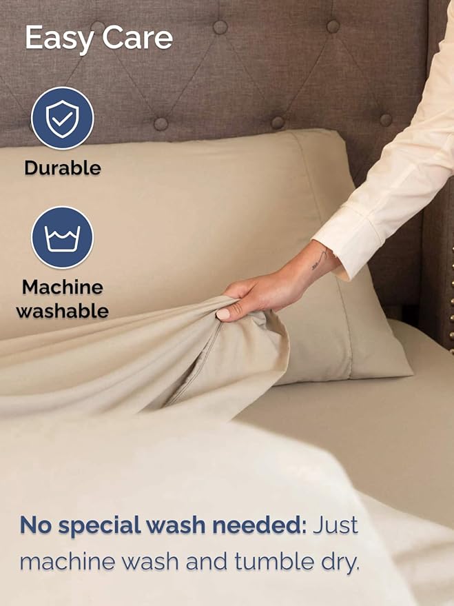 Cooling Bed Sheet Set - Twin XL - 4 Piece