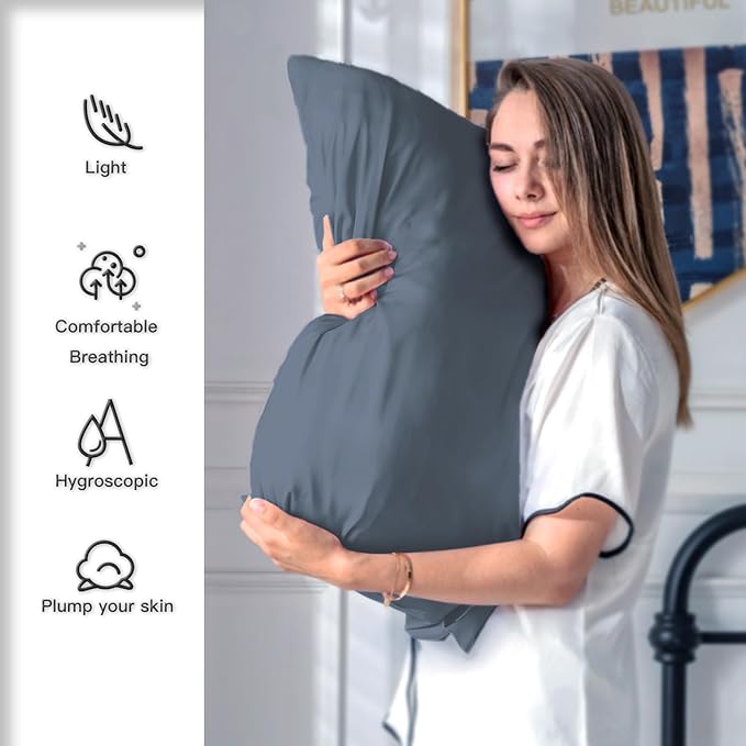 Mulberry Silk Cooling Pillowcase - King