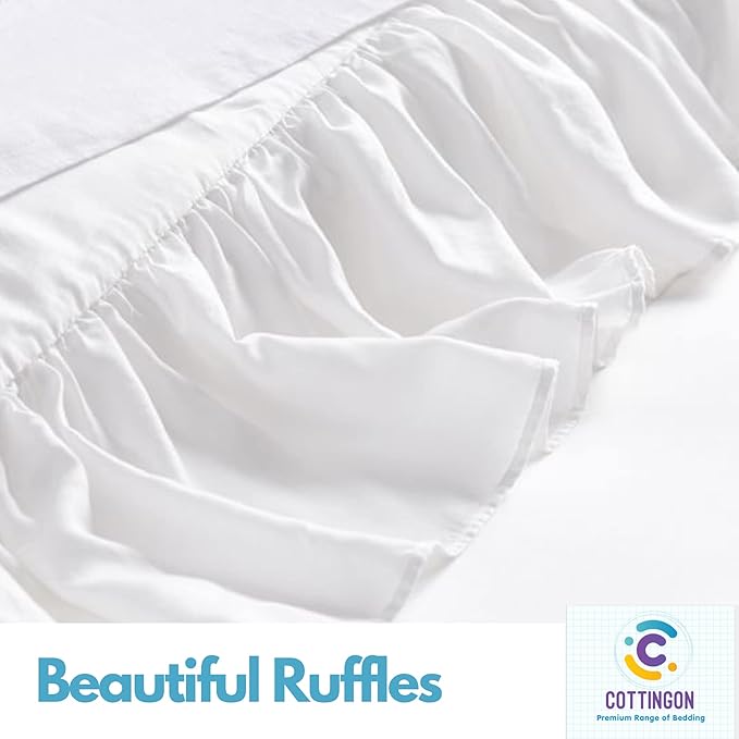 Microfiber Bed Skirt - King - 18 in Drop