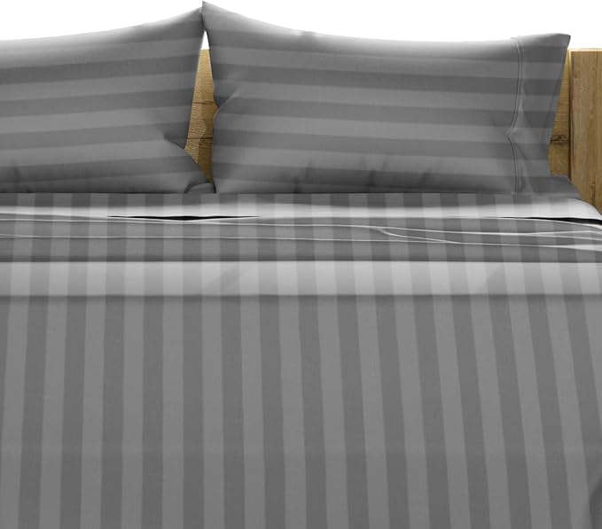 Linen Cooling Bed Sheet Set - King - 17 in Deep Pocket - 4 Piece