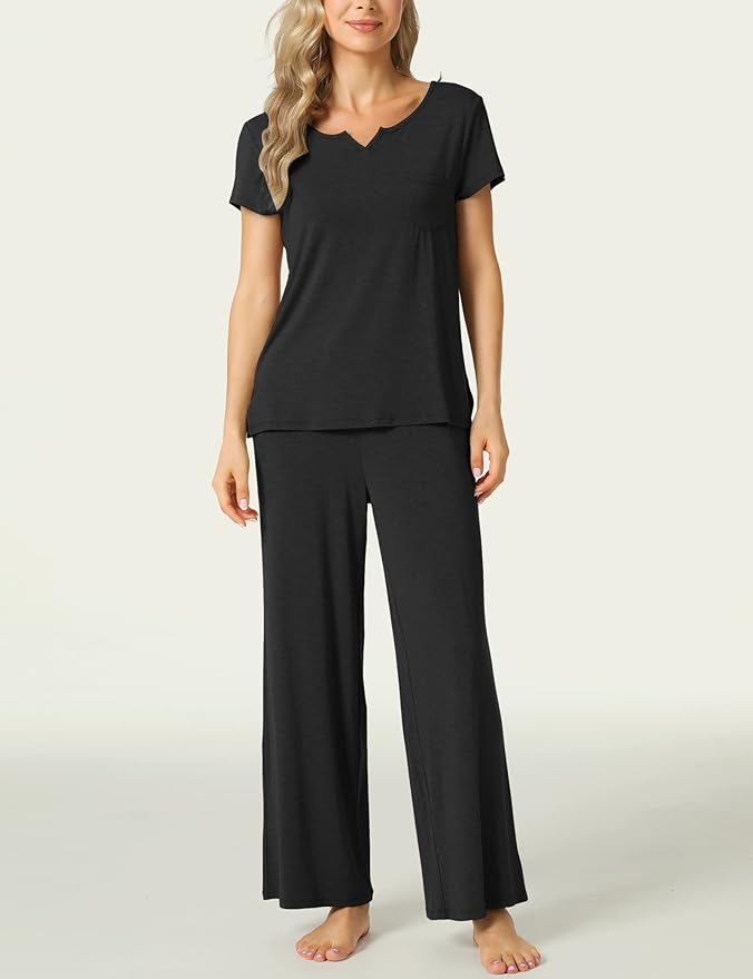 Bamboo Pajama Set - Short Sleeve - 2 Piece