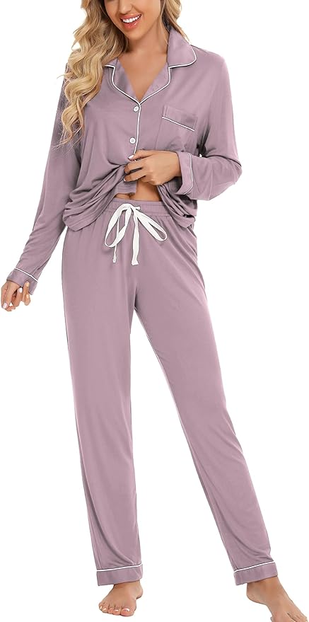 Women's Pants Pajama Set - Long Sleeve - 2 Piece