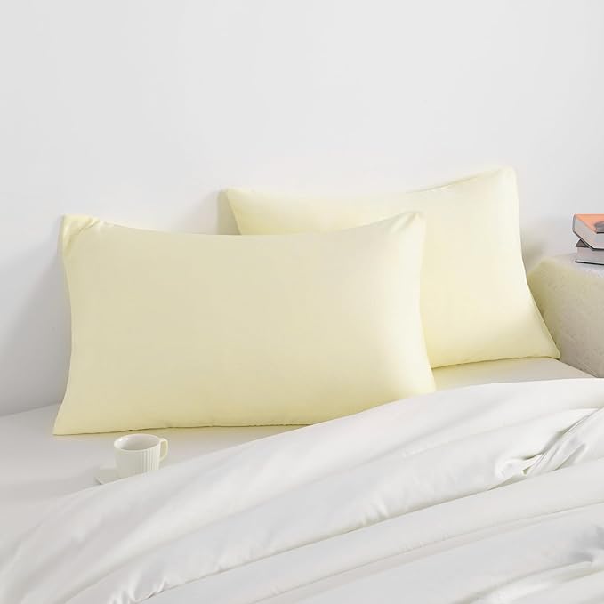 Microfiber Pillowcase Set - King - 20 x 36 in - 2 Pack - 2 Piece
