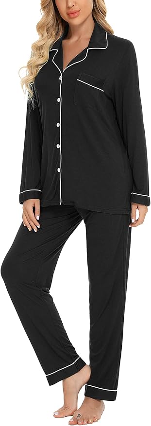 Women's Pants Pajama Set - Long Sleeve - 2 Piece