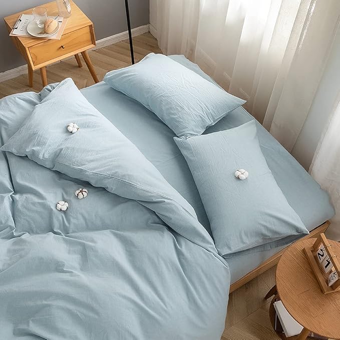 Linen Duvet Cover Set - Full