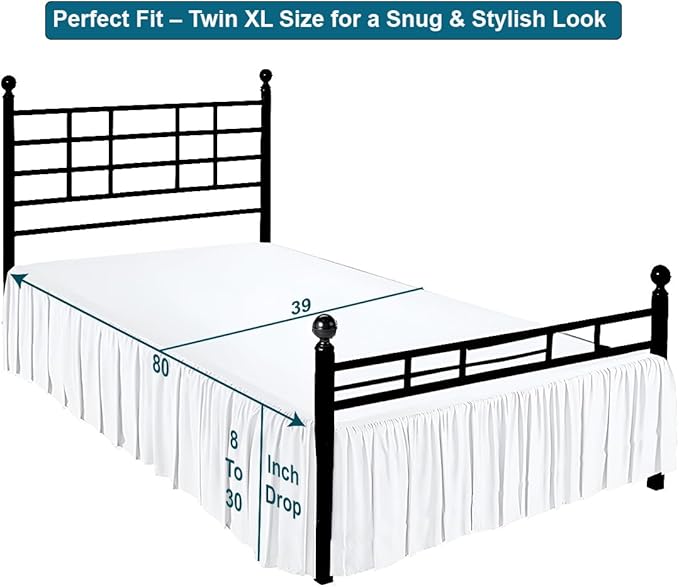Linen Bed Skirt - Twin