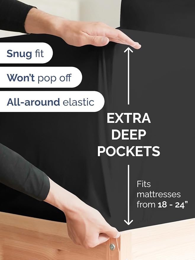 Cooling Bed Sheet Set - Split King - 7 Piece