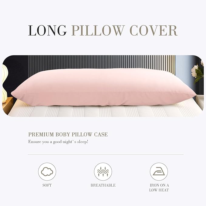Bamboo Cooling Pillowcase - 20 x 54 in
