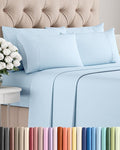 Cooling Bed Sheet Set - Queen - 16 in Deep Pocket - 6 Piece