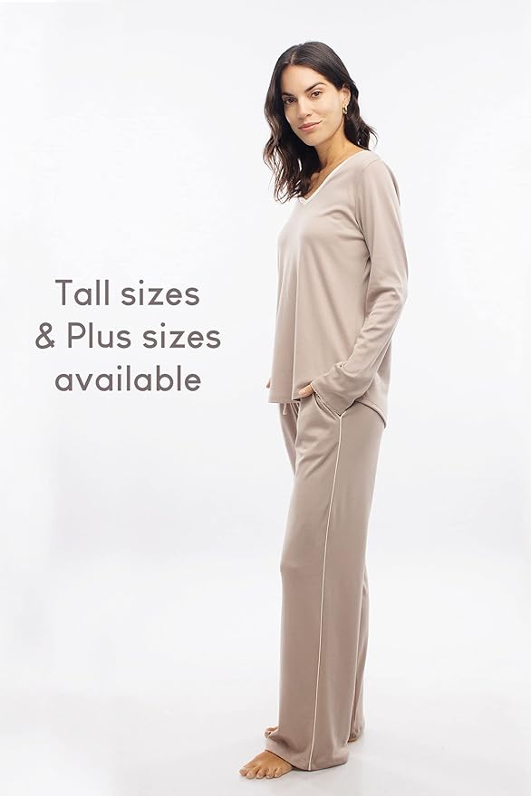 Women's Pajama Set - Long Sleeve - 2 Piece