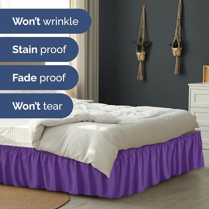 Bed Skirt - King - 24 in Drop