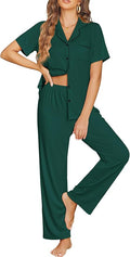 Pants Pajama Set - Short Sleeve - 2 Piece