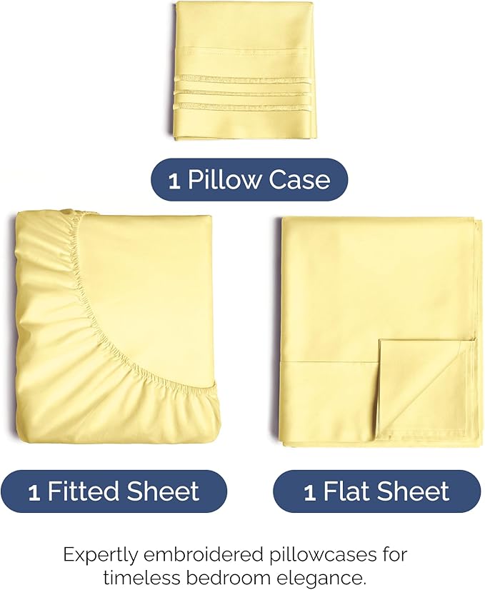 Cooling Bed Sheet Set - Twin - 3 Piece