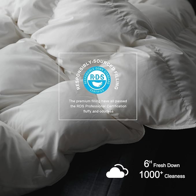 100% Cotton Duvets Down Comforter - King