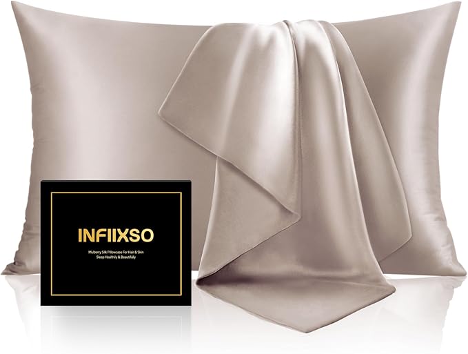 Mulberry Silk Cooling Pillowcase - Queen - 20 x 30 in