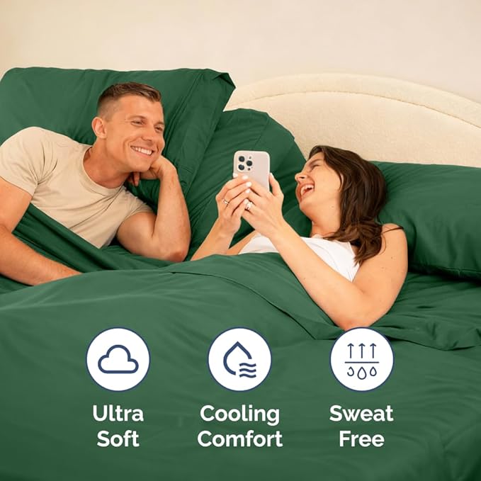 Cooling Bed Sheet Set - King - 4 Piece