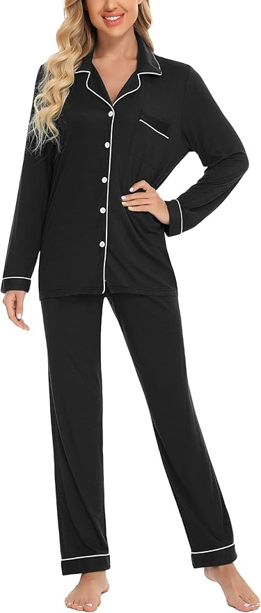 Women's Pants Pajama Set - Long Sleeve - 2 Piece