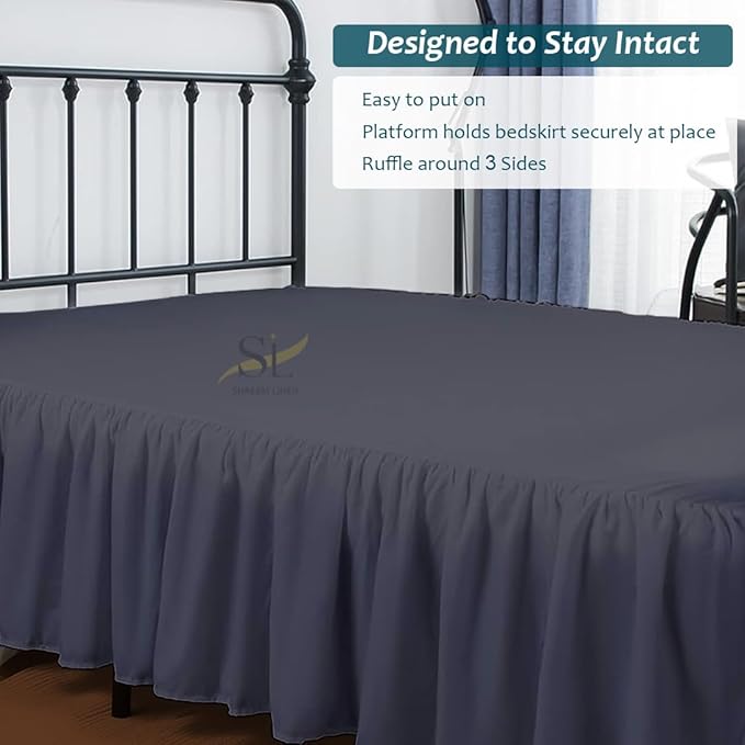 Linen Bed Skirt - Twin