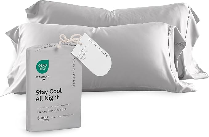 Cooling Pillowcase Set - Queen - 2 Piece