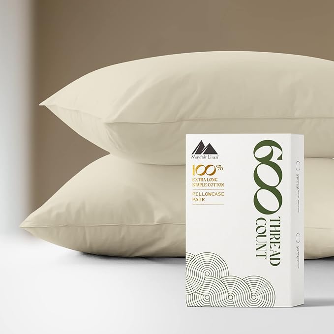 Linen Pillowcase Set - Queen - 2 Piece
