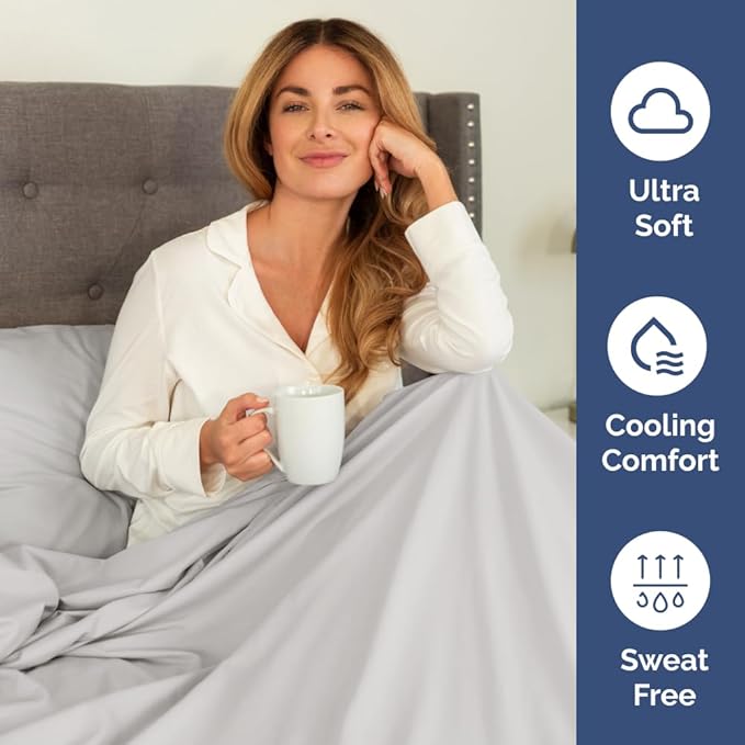Cooling Bed Sheet Set - King - 6 Piece