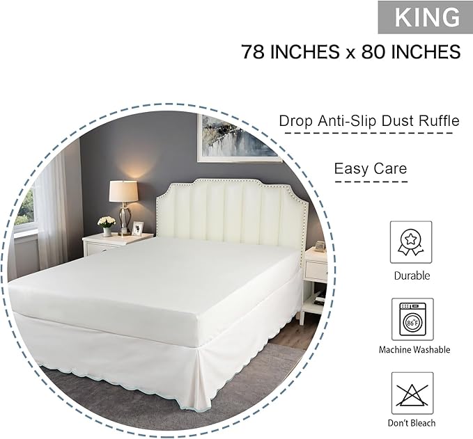Bed Skirt - King - 14 in Drop