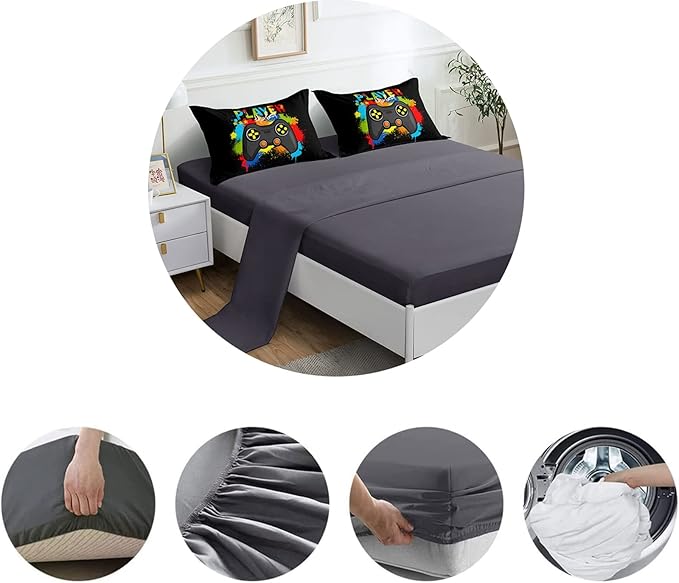 Microfiber Comforter Set - Twin - 5 Piece