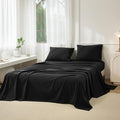 Linen Bed Sheet Set - King - 4 Piece