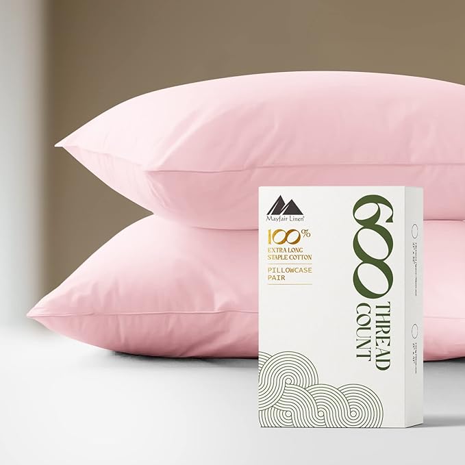 Linen Pillowcase Set - Queen - 2 Piece