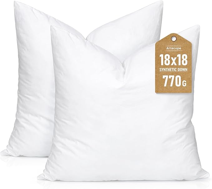 100% Cotton Pillow Insert - 2 Piece
